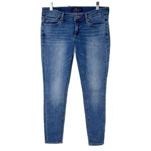 Lucky Brand Women's Jeans 4/27 Charlie Skinny Low Rise Blue Medium Wash Denim